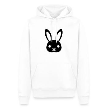 Kaninchen - Männer Premium Bio Hoodie - Weiß - Vorne - Nico (187cm)