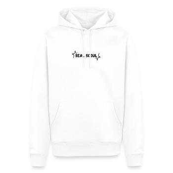 New Colection - Men’s Premium Organic Hoodie - white - Front - Nico (187cm)