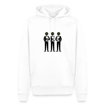 Bachelor Party Crew Bachelor Party - Men’s Premium Organic Hoodie - white - Front - Nico (187cm)