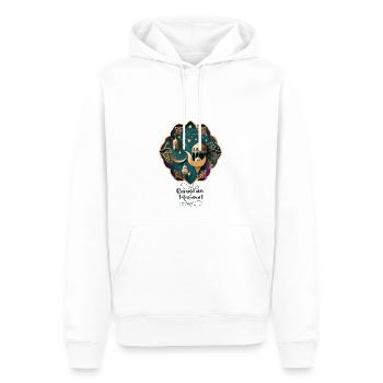 Ramadan Geschenk Eid Mubarak Islam Allah Muslim - Männer Premium Bio Hoodie - Weiß - Vorne - Nico (187cm)