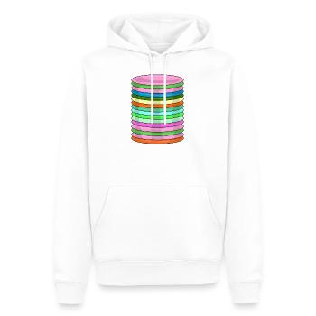 Frisbee Golf Disc Frisbee Discgolf - Sweat à capuche Premium bio Homme - blanc - Devant - Nico (187cm)