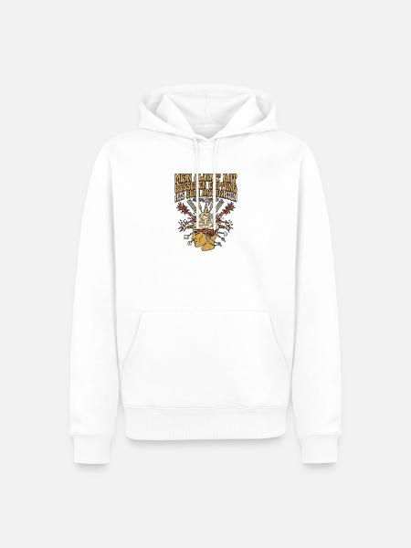 Aluhut Wahrheit Selektion - Männer Premium Bio Hoodie - Weiß