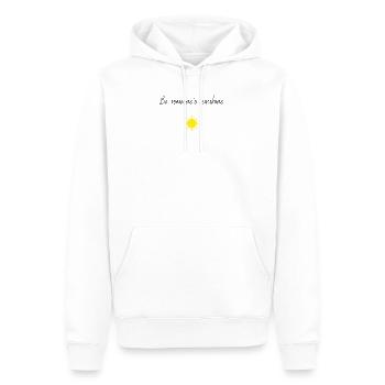 Be someone's sunshine - Men’s Premium Organic Hoodie - white - Front - Nico (187cm)