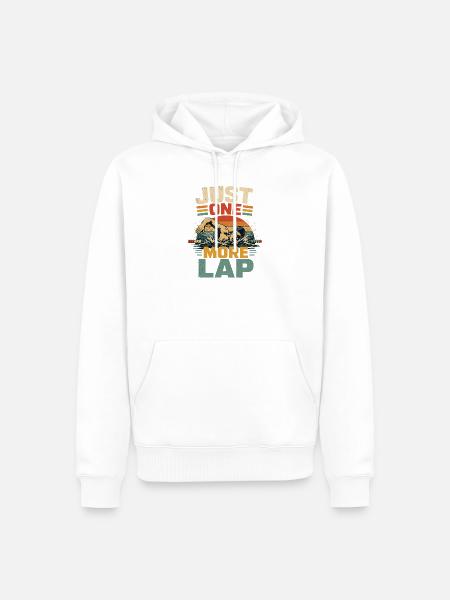 Schwimmer schwimmen Pool-fun Schwimm - Männer Premium Bio Hoodie - Weiß