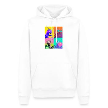 Ameisen Ameise - Männer Premium Bio Hoodie - Weiß - Vorne - Nico (187cm)