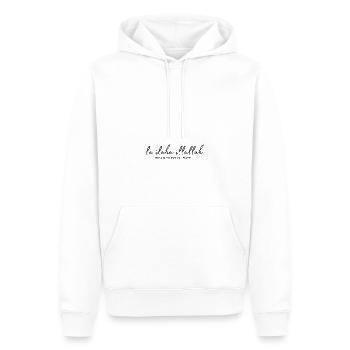 La ilaha illallah Islam - Men’s Premium Organic Hoodie - white - Front - Nico (187cm)