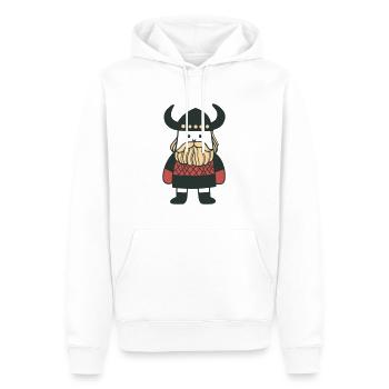 Niedlicher Wikinger - Männer Premium Bio Hoodie - Weiß - Vorne - Nico (187cm)