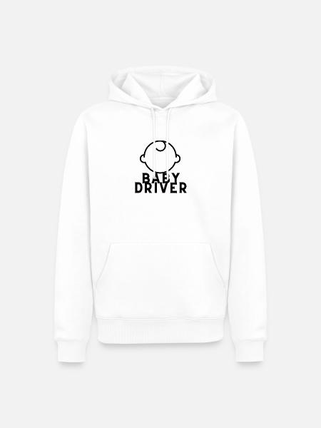 Babydriver - Männer Premium Bio Hoodie - Weiß