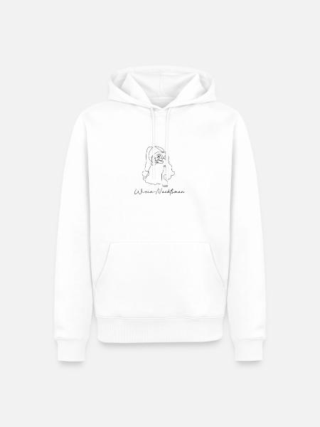 Wein-nachtsman - Männer Premium Bio Hoodie - Weiß