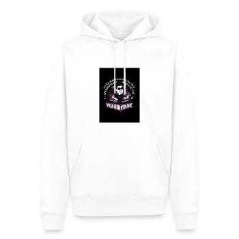 villains village logo Bat Sunglasses - Männer Premium Bio Hoodie - Weiß - Vorne - Nico (187cm)