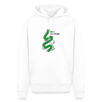 Faces Everywhere - Männer Premium Bio Hoodie - Weiß - Vorne - Nico (187cm)