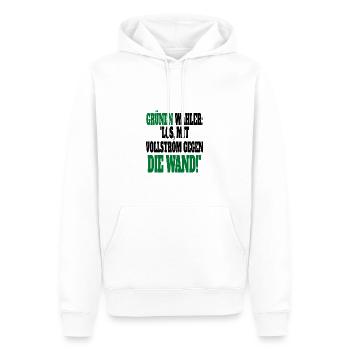 Witze Grüne Die Grünen Habeck Baerbock Partei - Männer Premium Bio Hoodie - Weiß - Vorne - Nico (187cm)