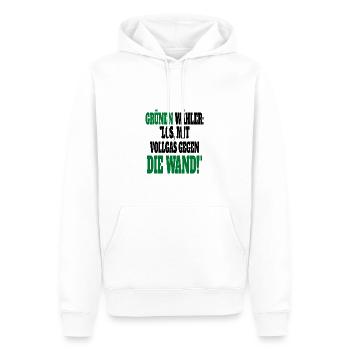 Witze Grüne Die Grünen Habeck Baerbock Partei - Männer Premium Bio Hoodie - Weiß - Vorne - Nico (187cm)