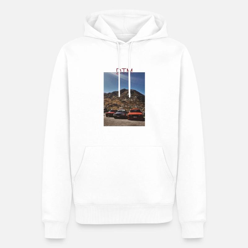 Dé Inglin - Sweat à capuche Premium bio Homme - blanc
