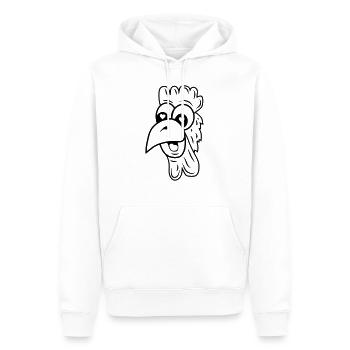 verliebtes huhn - Männer Premium Bio Hoodie - Weiß - Vorne - Nico (187cm)