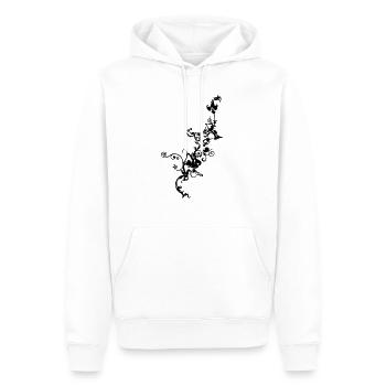 Floral Ornament - Männer Premium Bio Hoodie - Weiß - Vorne - Nico (187cm)