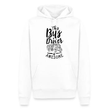 Dieser Busfahrer Ist Genial Buslenker Bus Beruf - Männer Premium Bio Hoodie - Weiß - Vorne - Nico (187cm)