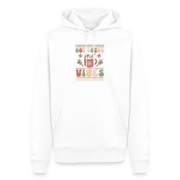 Hässlicher Weihnachtspullover - Männer Premium Bio Hoodie - Weiß - Vorne - Nico (187cm)
