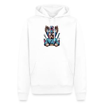 Yorkshire Terrier Friseurin - Männer Premium Bio Hoodie - Weiß - Vorne - Nico (187cm)
