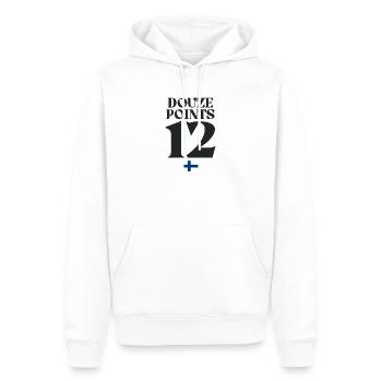 Douze Punkte 12 Eurovision Song Song Contest Finnland-Flagge - Männer Premium Bio Hoodie - Weiß - Vorne - Nico (187cm)