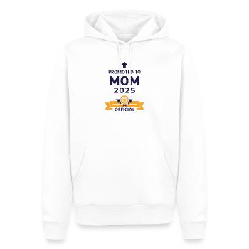 Mama seit 2025 – Stolze neue Mama Design - Männer Premium Bio Hoodie - Weiß - Vorne - Nico (187cm)
