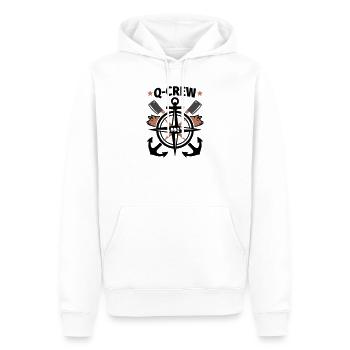 BBQ Crew Anchor Compass Grill Master Food Truck - Sweat à capuche Premium bio Homme - blanc - Devant - Nico (187cm)