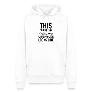 Chiropraktischer Chiropraktiker Wirbelsäulenarzt Geschenk - Männer Premium Bio Hoodie - Weiß - Vorne - Nico (187cm)