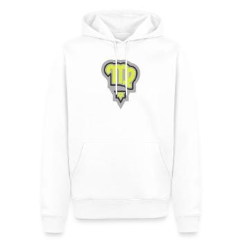 Vierge et Terre tribales du zodiaque - Sweat à capuche Premium bio Homme - blanc - Devant - Nico (187cm)