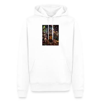 Weihnachtslogik Pause Verrücktes Chaos Humor Pur - Männer Premium Bio Hoodie - Weiß - Vorne - Nico (187cm)