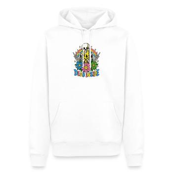 Blühendes Skelett - Männer Premium Bio Hoodie - Weiß - Vorne - Nico (187cm)
