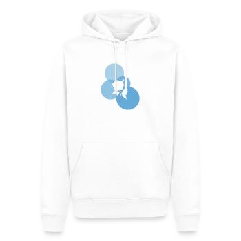 Blumenstrau Flower Power Watering Can - Men’s Premium Organic Hoodie - white - Front - Nico (187cm)