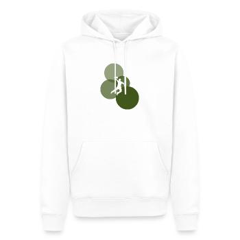 Règles du sac de cornhole - Sweat à capuche Premium bio Homme - blanc - Devant - Nico (187cm)