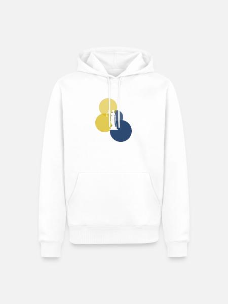 Anwalt Behandlung Gericht - Männer Premium Bio Hoodie - Weiß