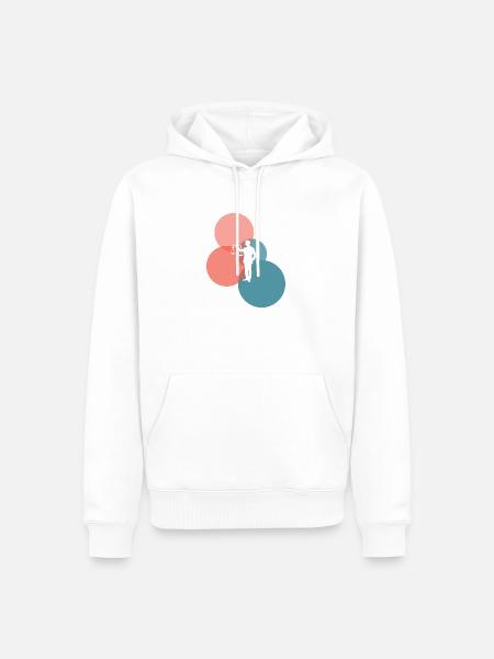 Anwalt Gericht Richter - Männer Premium Bio Hoodie - Weiß
