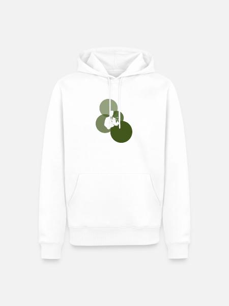 Recht Richter Versicherung - Männer Premium Bio Hoodie - Weiß