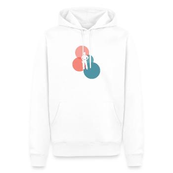 Werkzeug Flaschner Schrauber - Männer Premium Bio Hoodie - Weiß - Vorne - Nico (187cm)