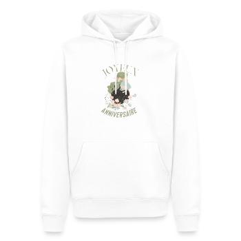 Alles Gute zum Geburtstag Mama - Männer Premium Bio Hoodie - Weiß - Vorne - Nico (187cm)