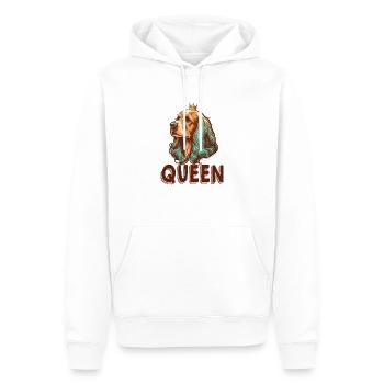 COCKER SPANIEL DOG QUEEN BREED CUTE RESCUE SHEPHERD - Men’s Premium Organic Hoodie - white - Front - Nico (187cm)