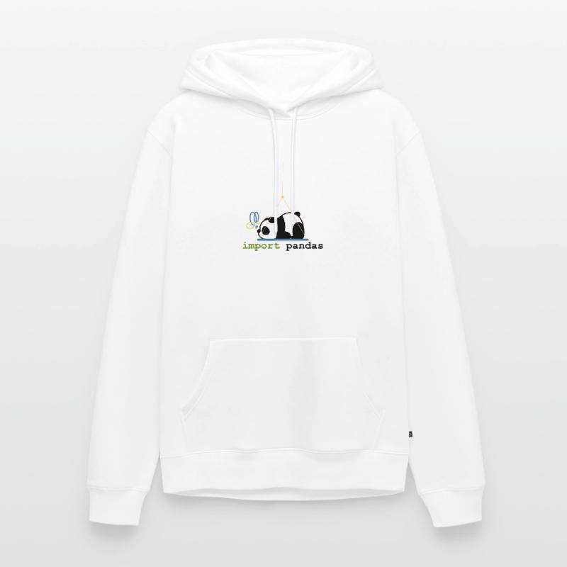 Python Jokes Import Pandas Programming Men’s Premium Organic Hoodie