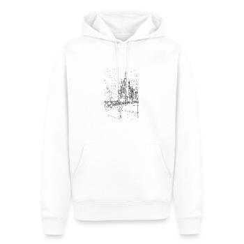 Kirche von Lajas - Männer Premium Bio Hoodie - Weiß - Vorne - Nico (187cm)