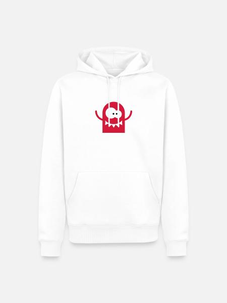 A crazy monster - Men’s Premium Organic Hoodie - white