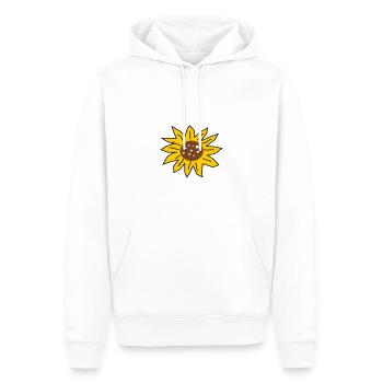 Design für's Land - Männer Premium Bio Hoodie - Weiß - Vorne - Nico (187cm)