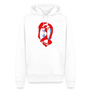 Art of Life - Männer Premium Bio Hoodie - Weiß - Vorne - Nico (187cm)