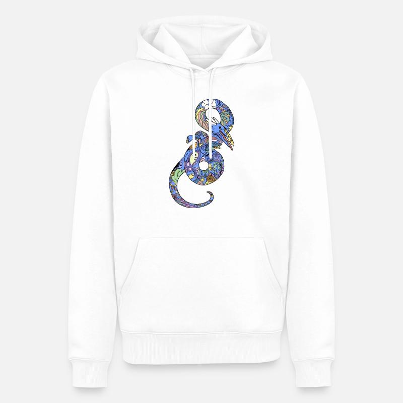 Drakanischer Frieden - Männer Premium Bio Hoodie - Weiß