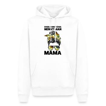 Mutter Messy Bun Mama Geschenk - Männer Premium Bio Hoodie - Weiß - Vorne - Nico (187cm)