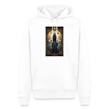 Dark halloween tarot style designDark tarot style - Men’s Premium Organic Hoodie - white - Front - Nico (187cm)