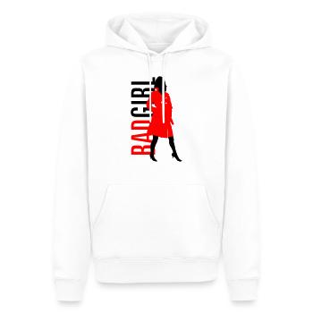 Bad Girl - Männer Premium Bio Hoodie - Weiß - Vorne - Nico (187cm)