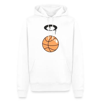Basketball 5 0 11 - Männer Premium Bio Hoodie - Weiß - Vorne - Nico (187cm)