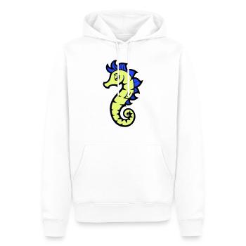 seepferd seepferdchen comic - Männer Premium Bio Hoodie - Weiß - Vorne - Nico (187cm)