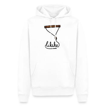 Wake Wakeboard - Männer Premium Bio Hoodie - Weiß - Vorne - Nico (187cm)
